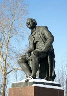 Композиция памятник ломоносов