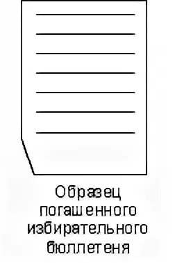 Погашение испорченного бюллетеня. Как погасить избирательный бюллетень. Погашение избирательных бюллетеней. Погашенные избирательные бюллетени.