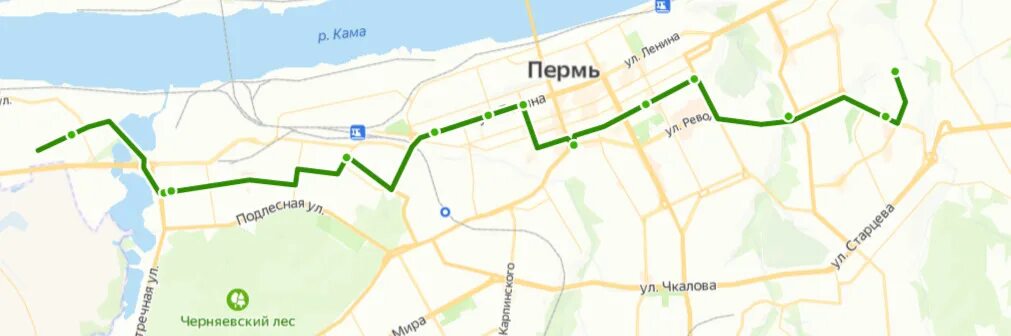 Автобус 67 пермь остановки