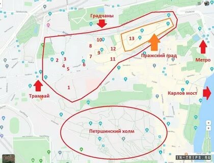 Карта града
