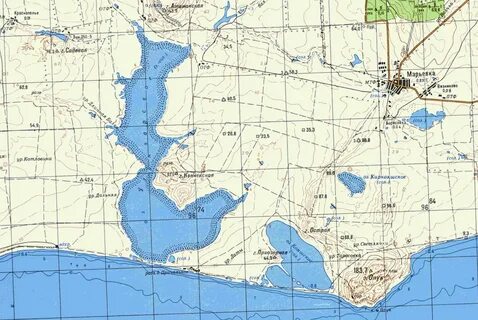 Опук крым карта