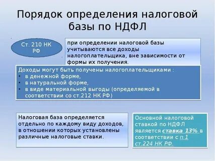 Определить ндфл за год