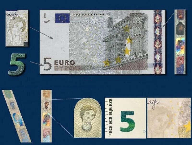 Банкноты евро. 5 Евро купюра. Защита банкнот евро. 5 Евро банкноты евро.