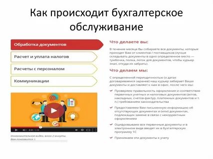 Бизнес план бухгалтерских
