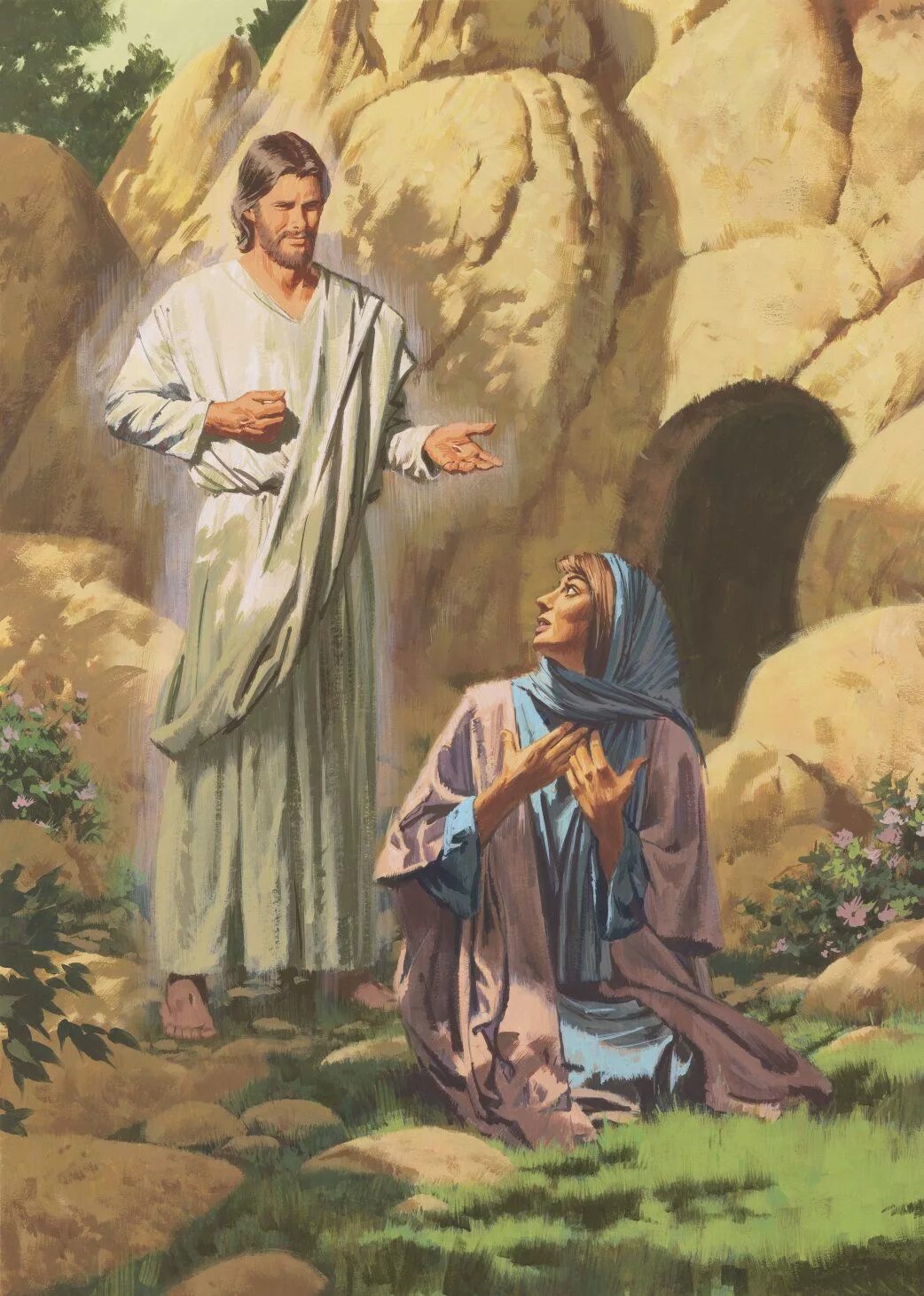Встреча марии и елизаветы у колодца италия. Mary and john in the garden. Художник jessica hayllar. Благовещение прерафаэлиты. Mary and john in the garden.