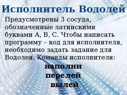 Водолей информатика