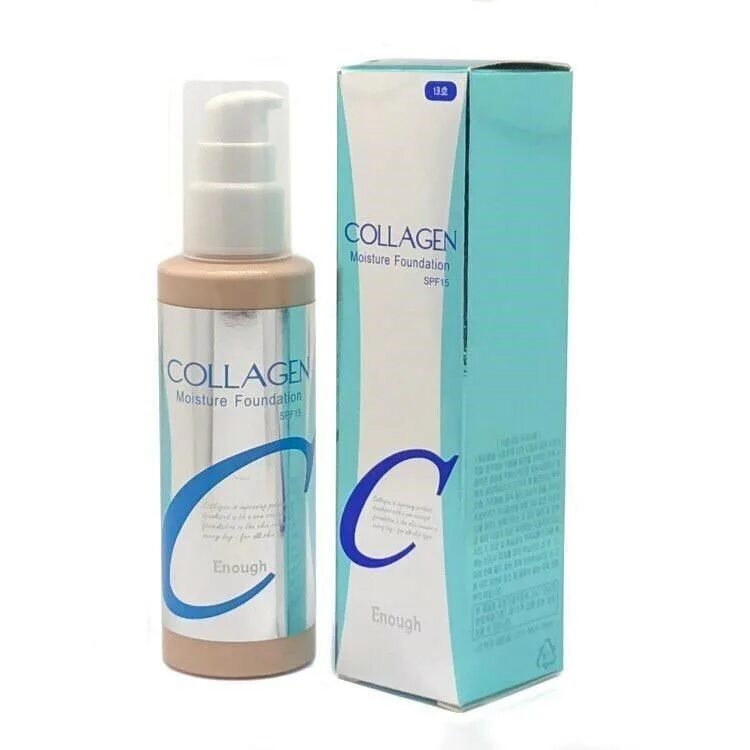 Тональная основа collagen. Collagen moisture foundation spf 15 21 тон. Коллаген 23. Тональный крем enough collagen moisture foundation spf15 13 100 мл. Тональный крем collagen moisture foundation spf 15.