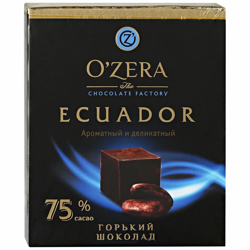 Горький шоколад 75. Шоколад o'Zera Ecuador 75% 90г. Шоколад 75% Ecuador, o`Zera, 90 г. Шоколад o'Zera Ecuador Горький порционный 75% какао. Шоколад Ozera Ecuador 75% 90 г.