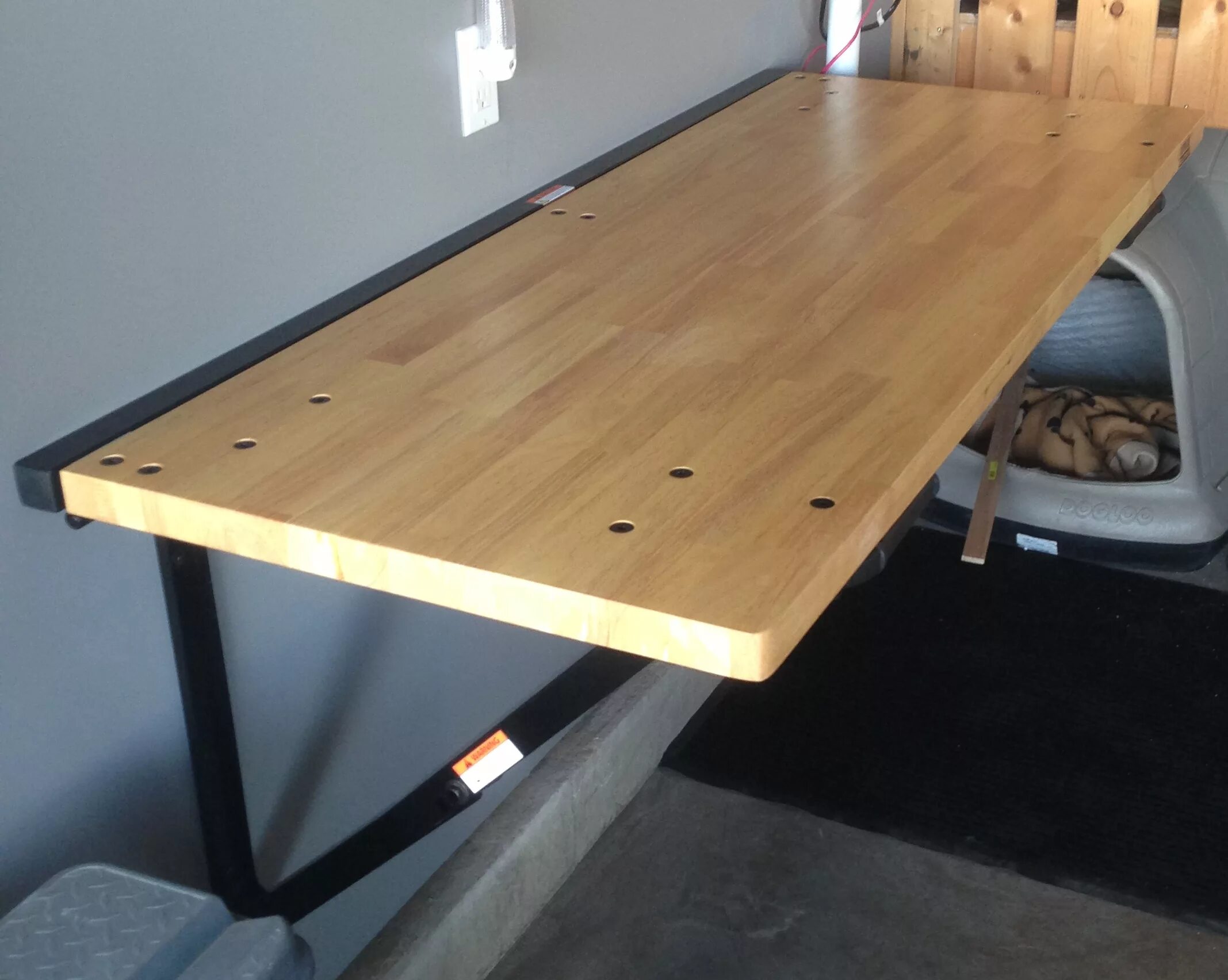 Folding working table