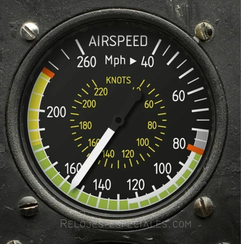 Cessna 172 Airspeed indicator. Указатель скорости Cessna 172. Airspeed прибор. Спидометр авиационный.