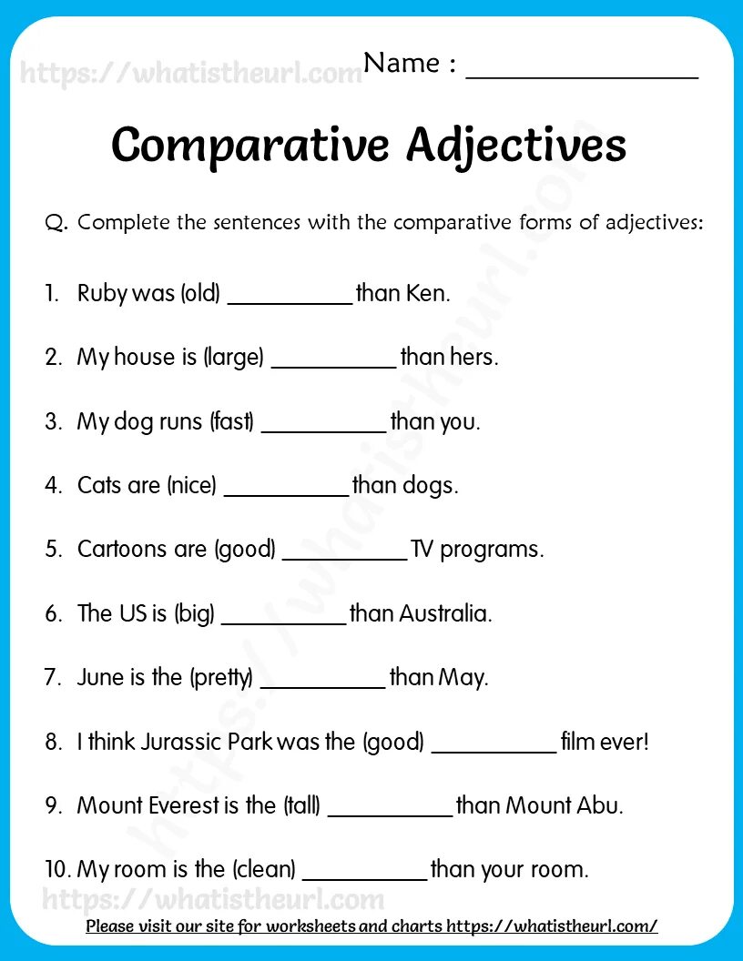 Fast forms. Comparison of adjectives упражнение. Comparative and Superlative adjectives упражнения. Comparative degree упражнения. Сравнительная степень прилагательных в английском языке Worksheets.