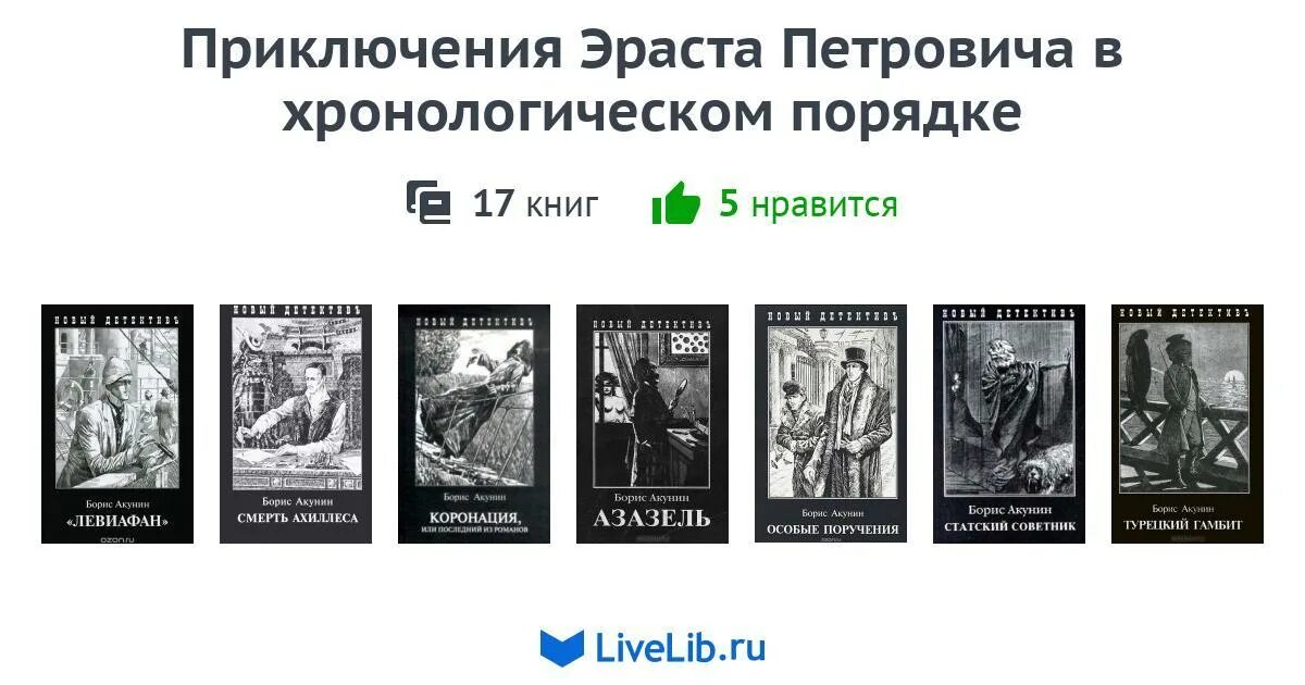 Книги про эраста