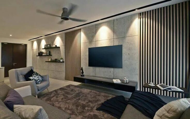 Pin by Bianca Mallmann Gastaldo on ESTAR E RECEBER Living room design modern, Li