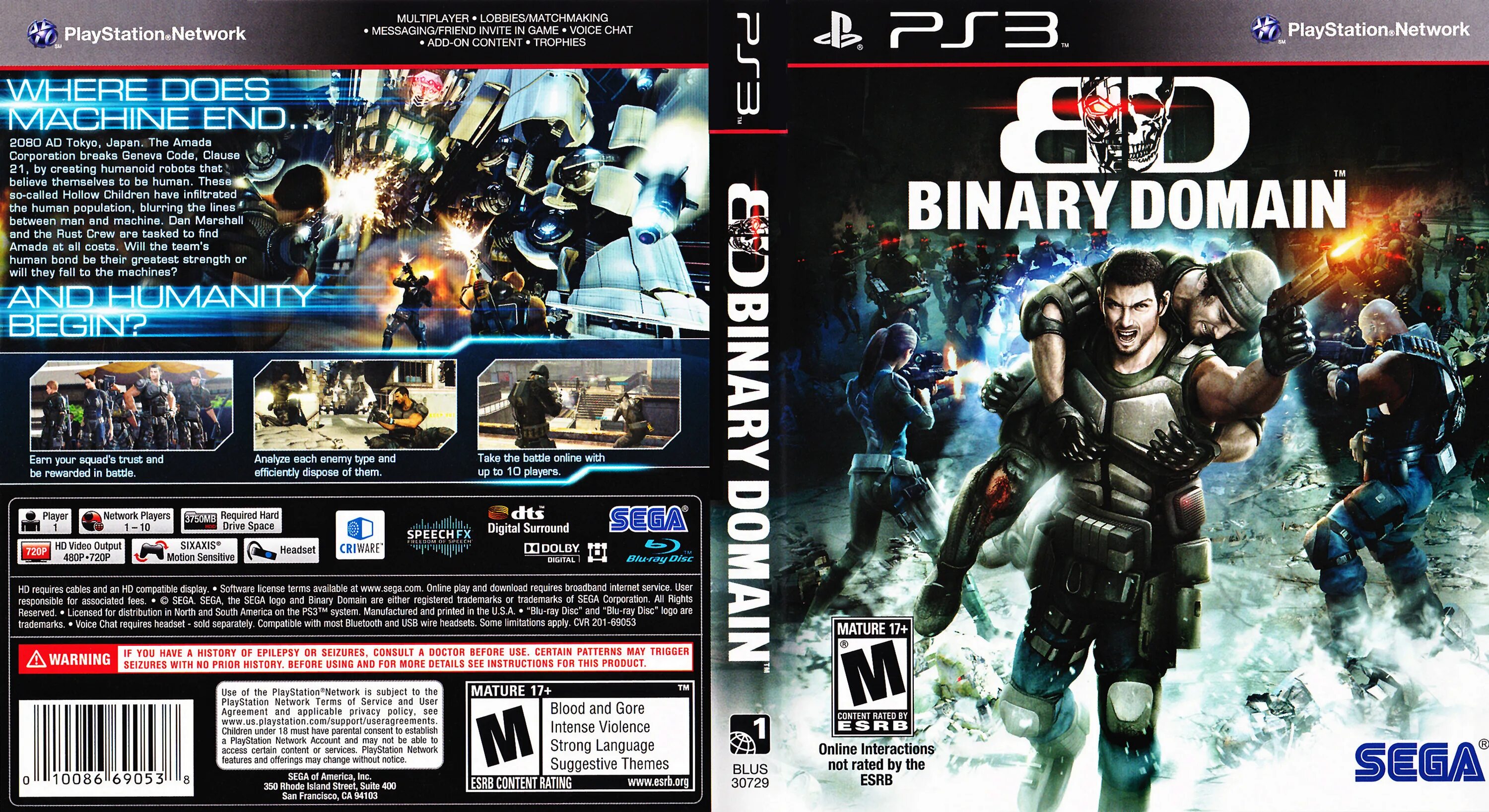 Ps3 iso образы. Binary domain обложка pc. binary domain (ps3). binary domain на пс3. binary domain cover ps3.
