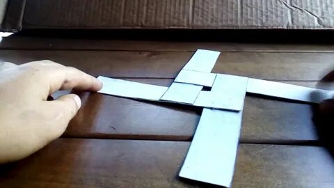 Бумеранг из бумаги возвращающиеся