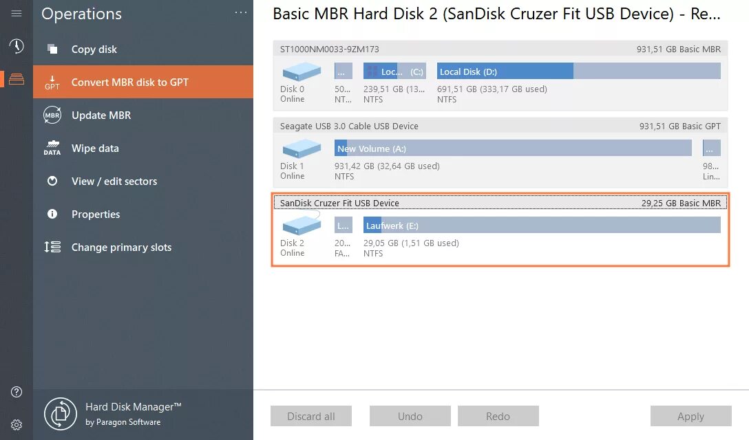 Paragon disk manager 17. Paragon hard disk manager mbr. mbr в gpt paragon. paragon hard disk manager™ 17 advanced на русском.