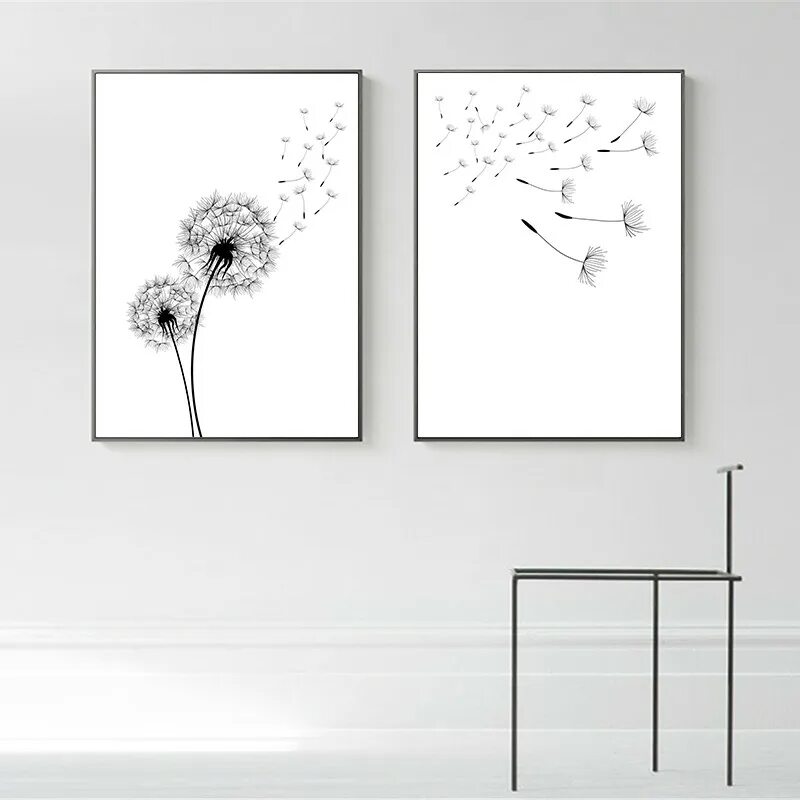 одуванчики абстракция. постер одуванчики. постер одуванчик в скандинавском стиле. фотообои одуванчик. одуванчик.
