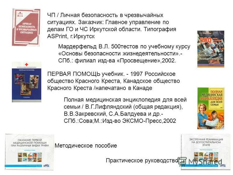 Экстренное пособие. 500 Тестов по учебному курсу основы безопасности жизнедеятельности. Управление го и ЧС Иркутск.