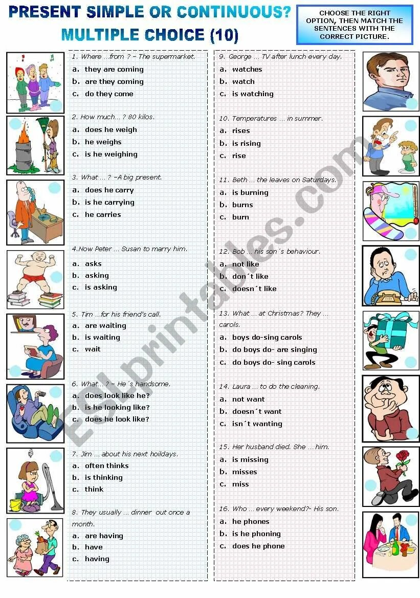 Multiple choice exercises. Present simple present continuous multiple choice. present continuous multiple choice. present simple continuous multiple choice. present simple vs present continuous multiple choice.