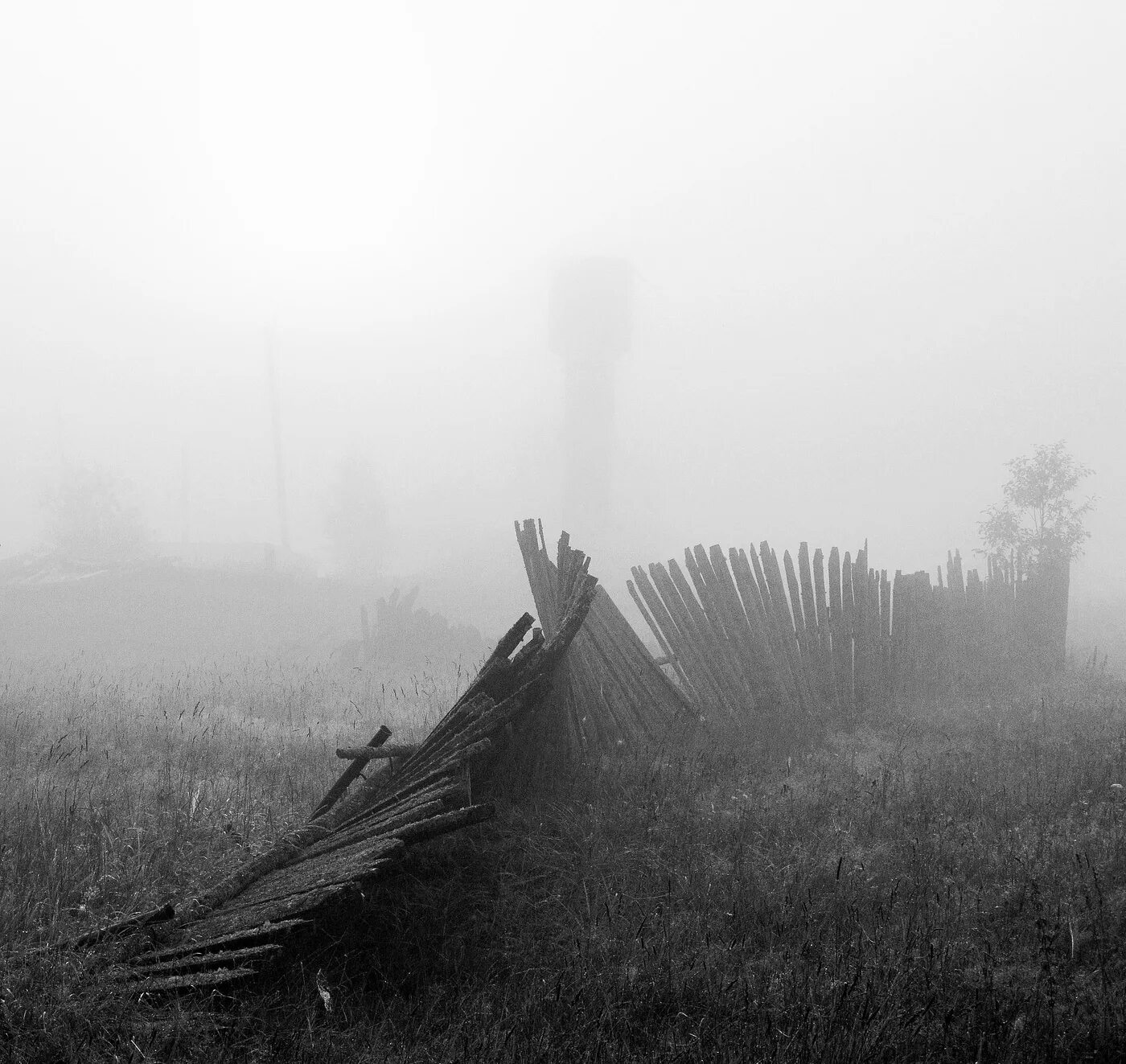 Заброшенная деревня в тумане. Страшная деревня. Жуткая деревня. Страшные заброшенные деревни