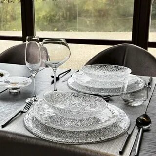 Тарелки из стекла