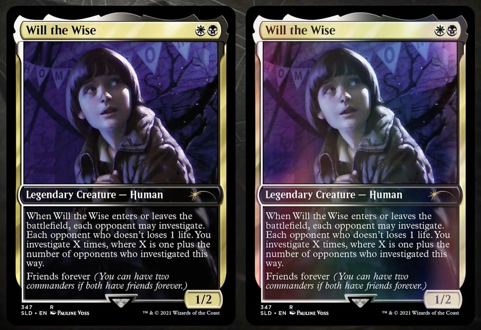 MTG stranger things. Stranger things Secret Lair. Will the Wise. Will the Wise MTG.