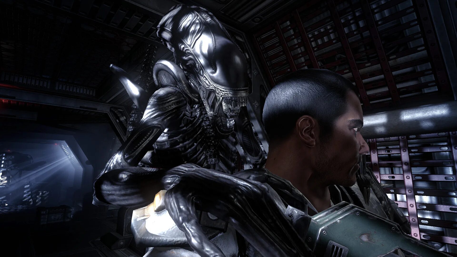 Aliens the computer game. Aliens vs. predator (игра, 2010). alien vs predator 2010. alien vs predator 2010 за чужого.