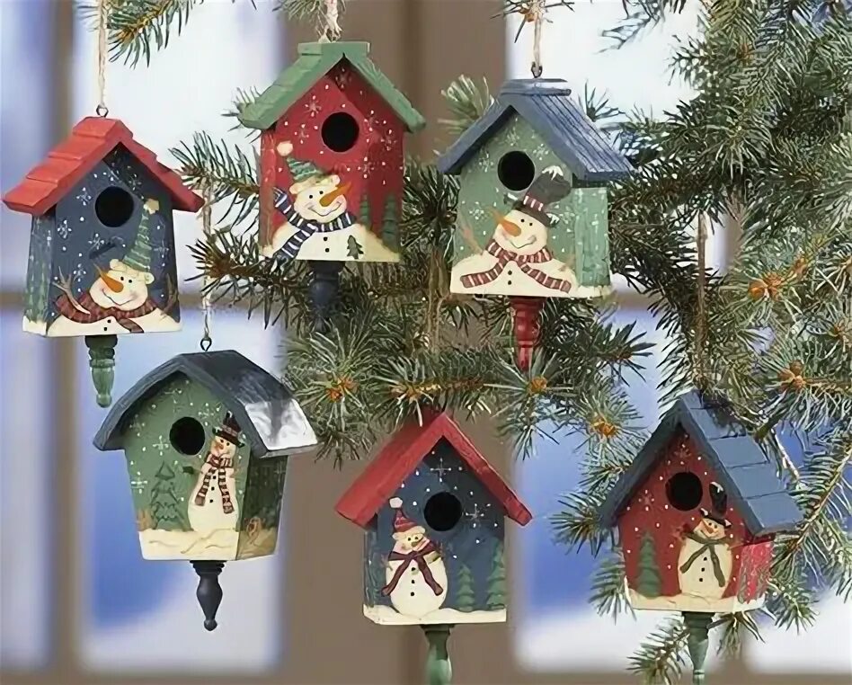 Pin by Оксана on Christmas Crafts and Ideas Christmas bird, Bird houses, Christm