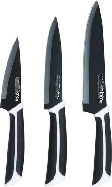 Ножи lara. Набор ножей lara. нож lara универсальный 10,2см lr05-26 черное керамич покр black ceramic блистер. lara lr05-58.