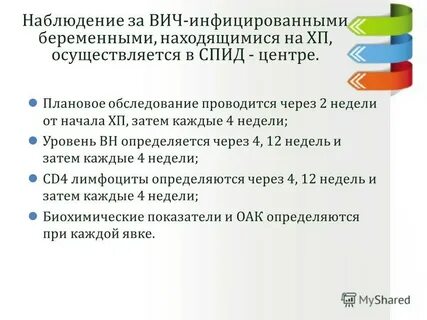 Обследование вич инфицированных
