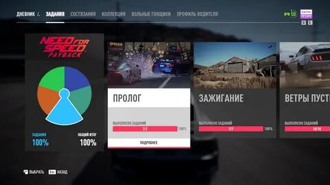 Need for speed payback сохранения