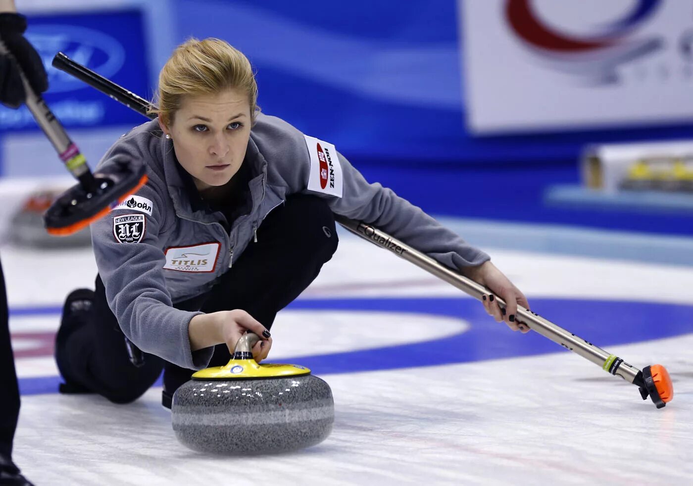 Curling stream. Курлинг.