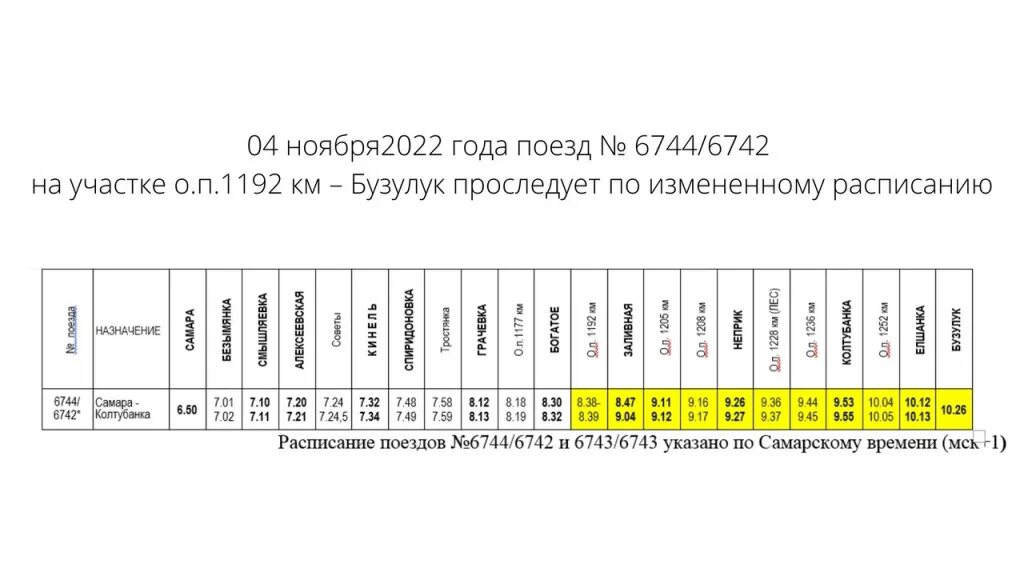 Изменится расписание поездов