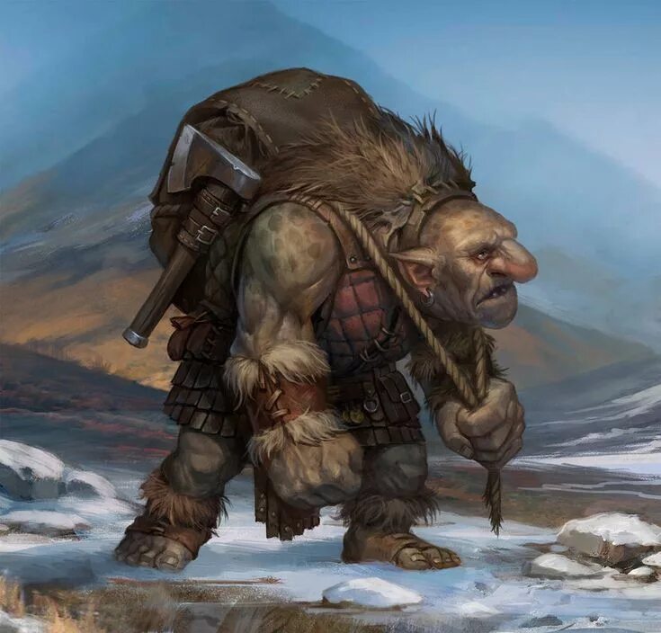 Тролли в мире людей. Художник klaher baklaher. горный тролль скандинавская мифология. тролли скандинавская мифология. горный тролль днд.