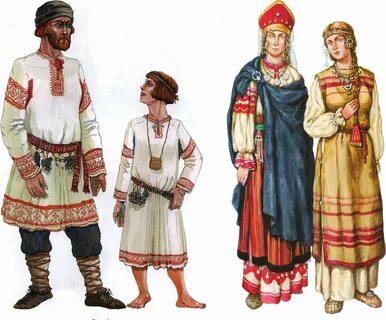 Костюмы древних времен