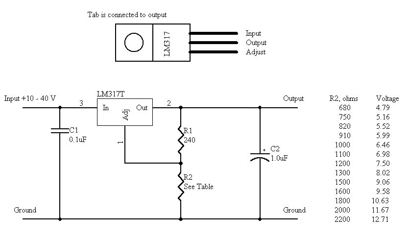 Стабилизатор напряжения 317 схема включения. Стабилизатор 12в на lm317t. Lm317 схема стабилизатора на 12 вольт. Стабилизатор напряжения 12в на lm317 схема.