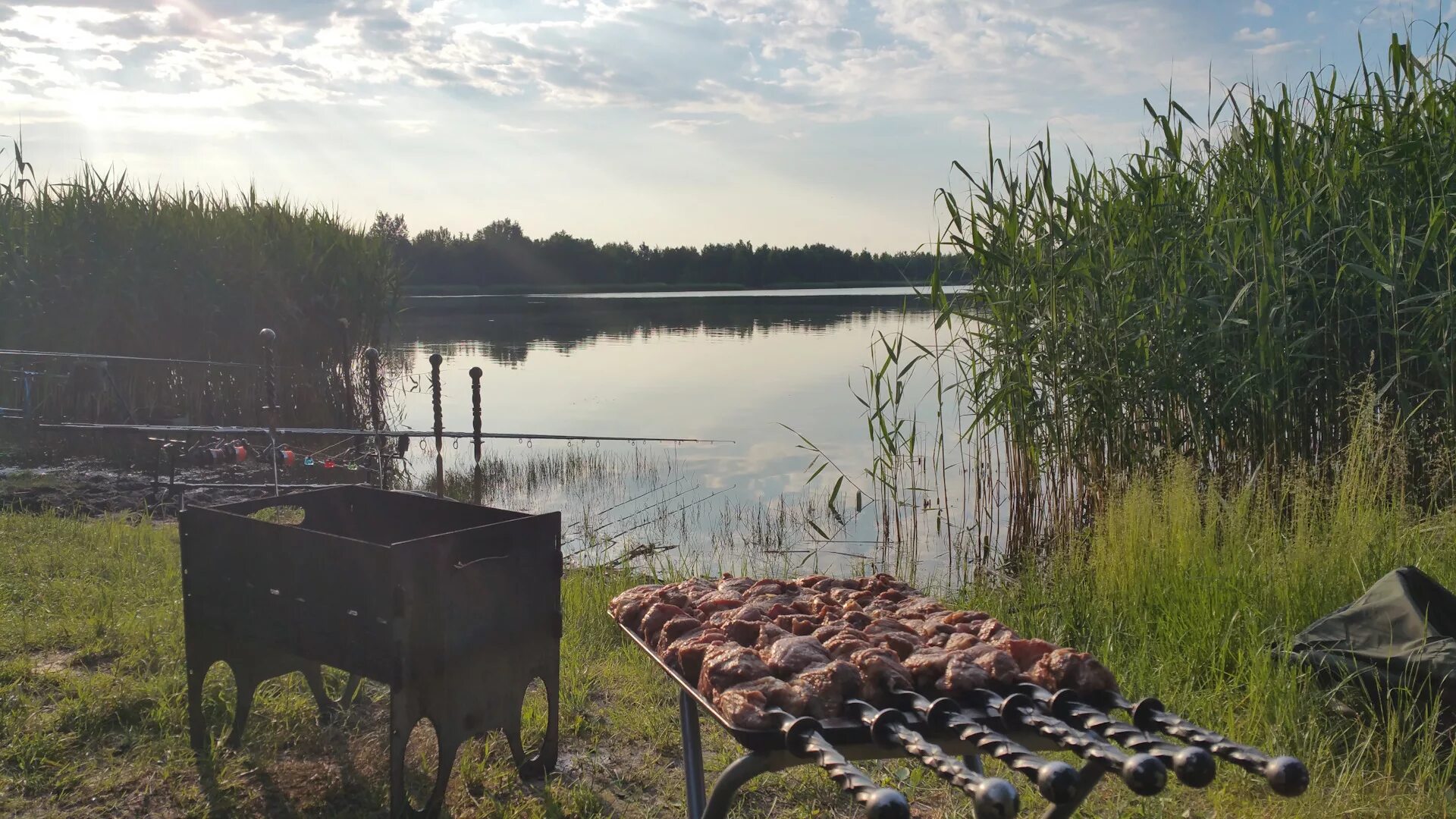 Летние озера рыбалка