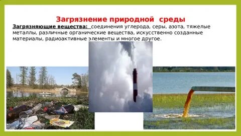 Химическое загрязнение тяжелые металлы