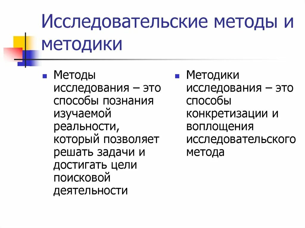 Методика и метод в чем разница