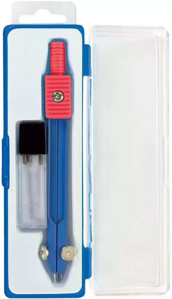 Футляр. Готовальня 2 предмета, с европодвесом. Devente ассорти. Готовальня 2 предмета. В пласт пенал арт s01001c (12/48/384).