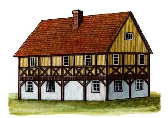 Немецкий национальный дом. Традиционное жилище сербов. Традиционный дом немцев. Национальное жилище немцев.