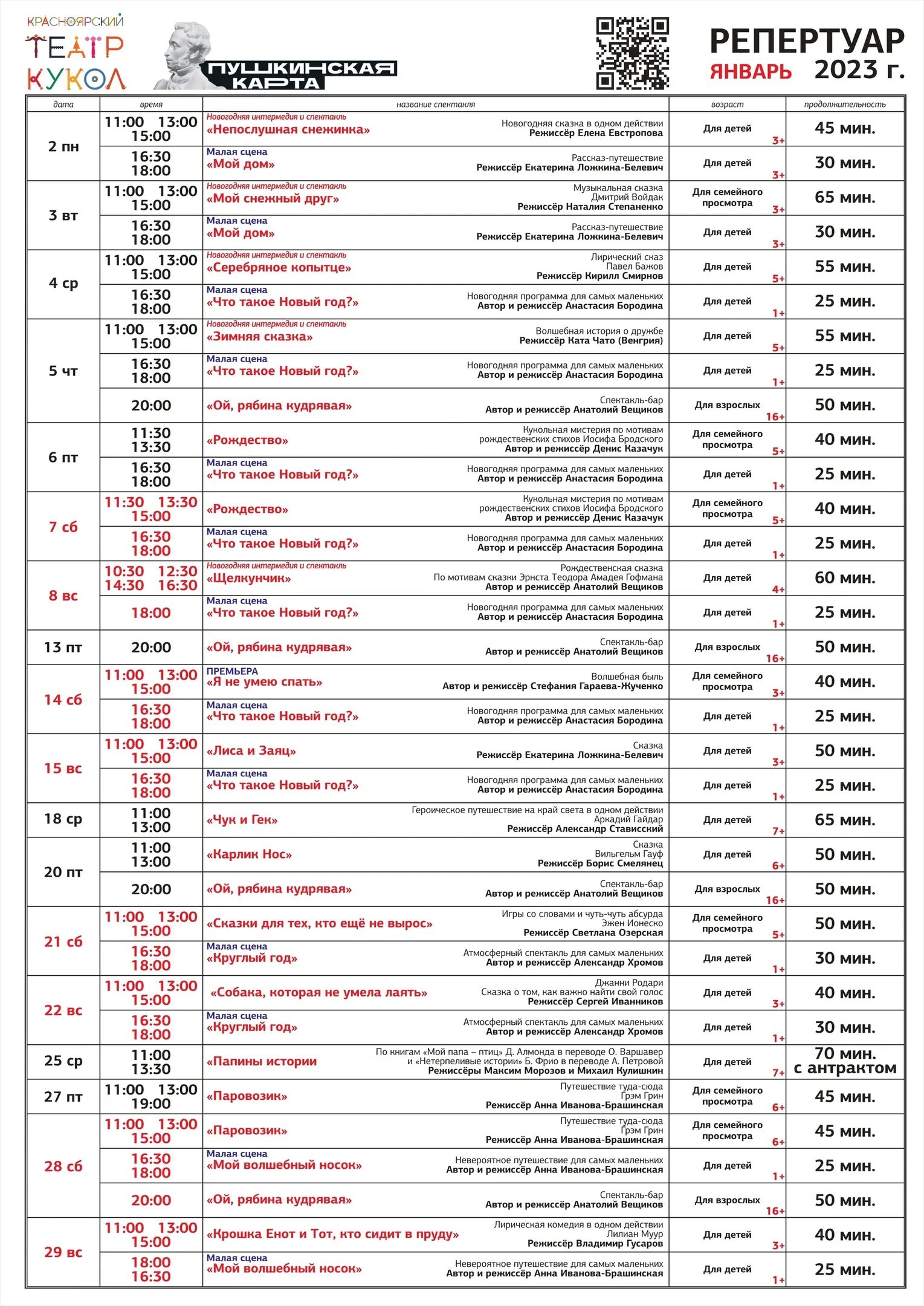 Афиша театра пушкина красноярск на март 2024. Кукольный театр Красноярск афиша. Афиша кукольного театра. Спектакль Красноярск. Театр кукол Красноярск купить билет афиша.