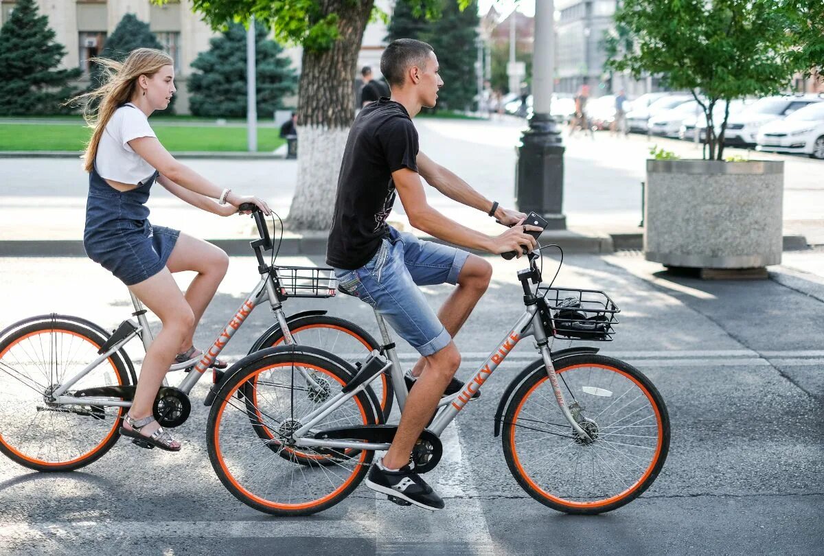 Взять напрокат. Велошеринг Lucky Bike. Велошейринг Рязань. Велосипед напрокат. Арендовать велосипед.