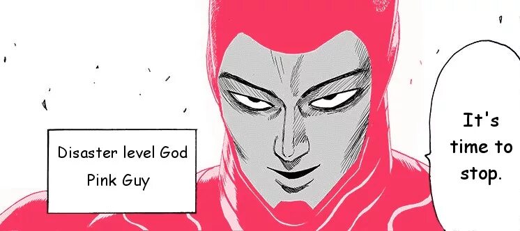 Stopping the calamity of time stop. God lvl. pink guy time stop.