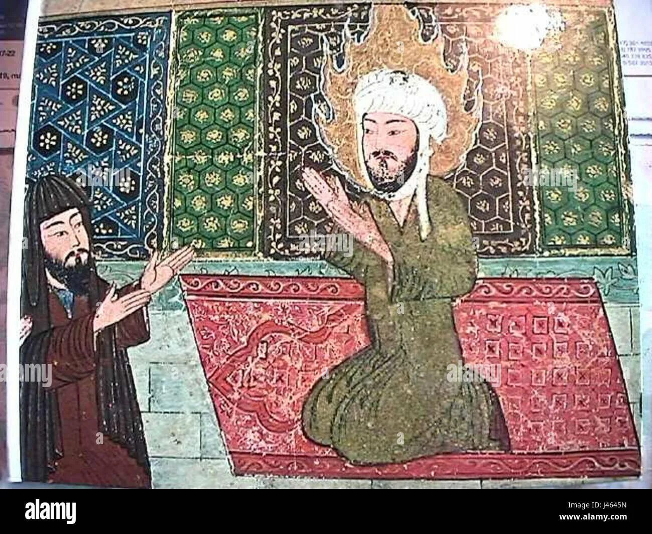 Откровение мухаммеда. Пророк Мухаммед портрет. Картина пророка Мухаммеда. Мухаммед 571 632 пророк Ислама.