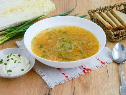 Суп с пекинской капустой