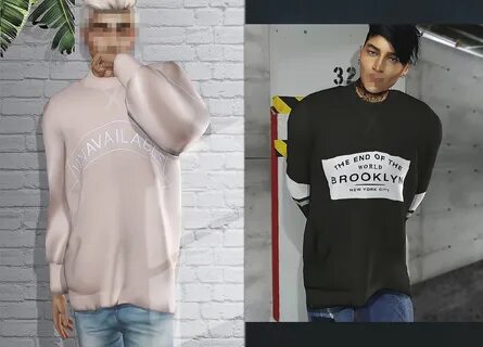 Sims 4 Oversized Male.