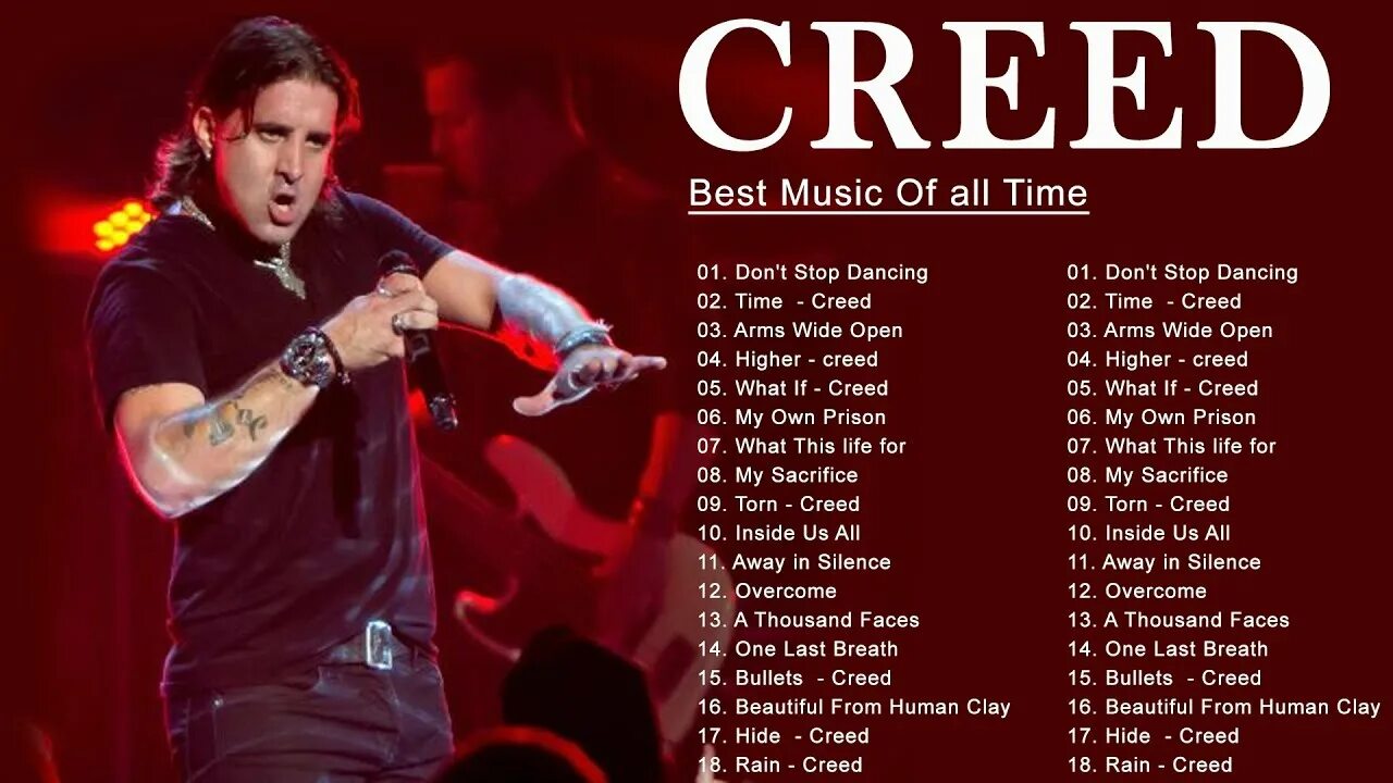 Creed - Greatest Hits. График концертов Лазарева 2023. Creed album Song. Крид песни видео