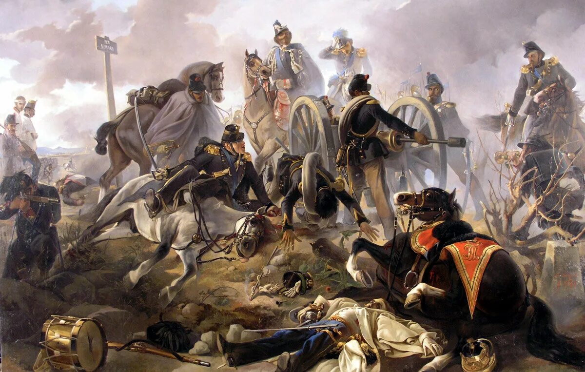 Битва при Новаре 1849. Битва Сольферино. Поступь империи
