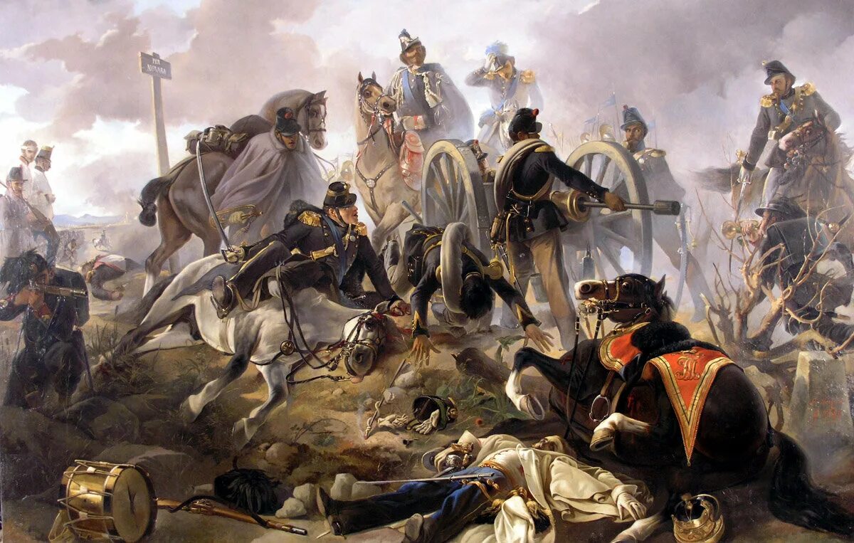 Битва 18 3. Битва при новаре 1849. битва сольферино.